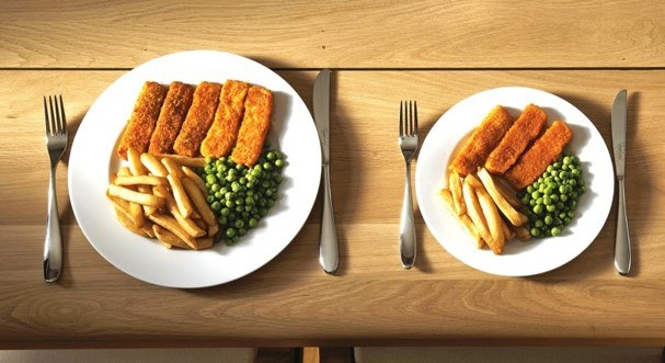Nudge smaller plates help weight loss image