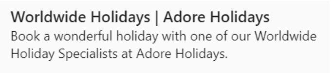 Adore Holidays image