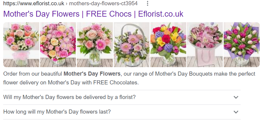 E Florist SEPR screenshot image