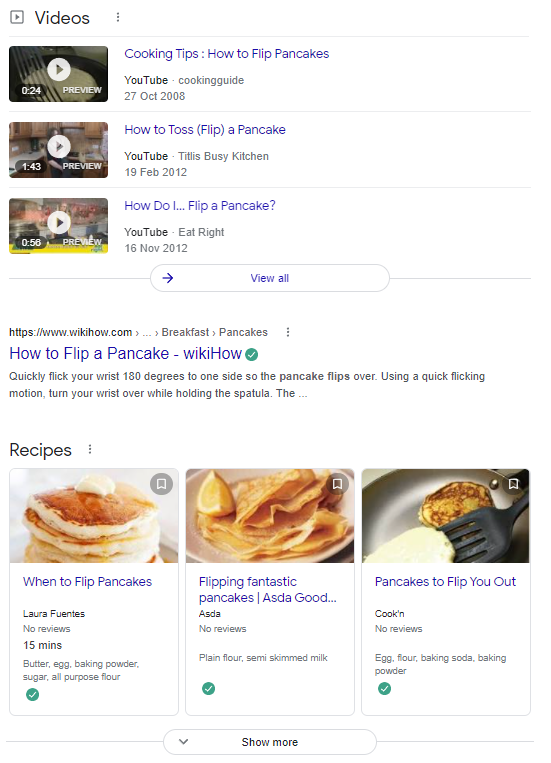 How to flip a pancake ex 2