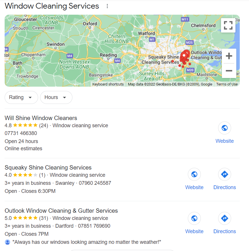 Local pack serp example image