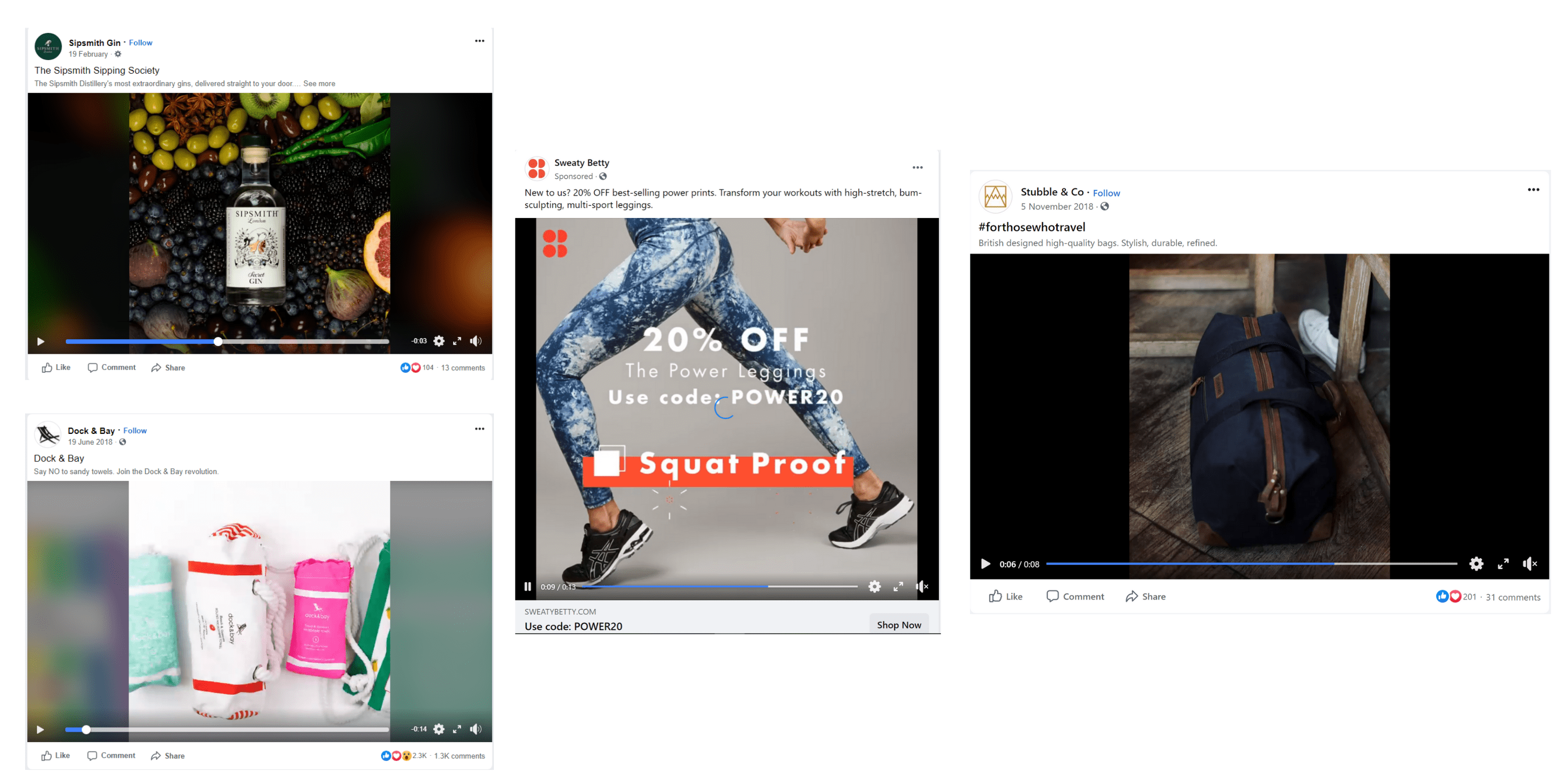 Social ecommerce video example image